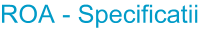 ROA Specificatii ERP
